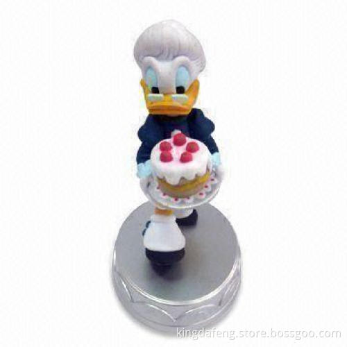 Plastic Cartoon Figure with Solid Inside, Can Accord with EN71, ASTM and ST2002 Safety Standards